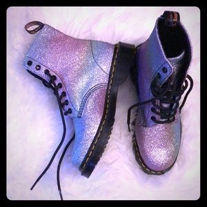 Dr. Martens Rainbow Glitter Pascal - Size 7